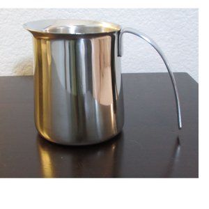 Krups Frothing Jug Cream Pitcher Stainless Steel 18-8 Made in PRC